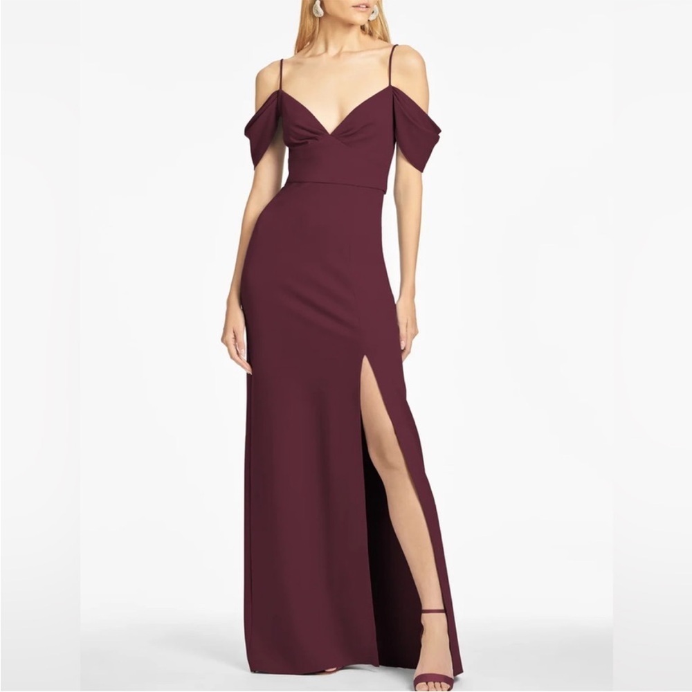 🌻NEW w/tags Sachin + Babi Brittany Gown in Deep Wine Women’s Size 20W
